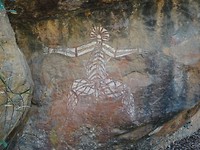 Rotstekening, Nourlangie, Kakadu NP
