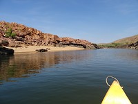 Kanoën in Dimond Gorge, Mornington