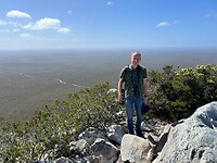 Op de top van West Mount Barren