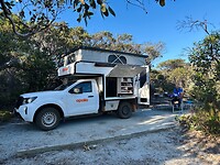 Campsite bij St Mary's Inlet