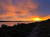 Zonsopkomst boven Yangie Bay