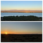 Zonsondergang vanaf de Mathew Flinders Lookout