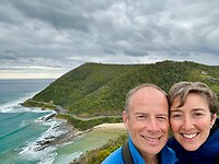 Great Ocean Road vanaf Teddy's Lookout in Lorne