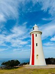 De vuurtoren op Mersey Bluff in Devonport
