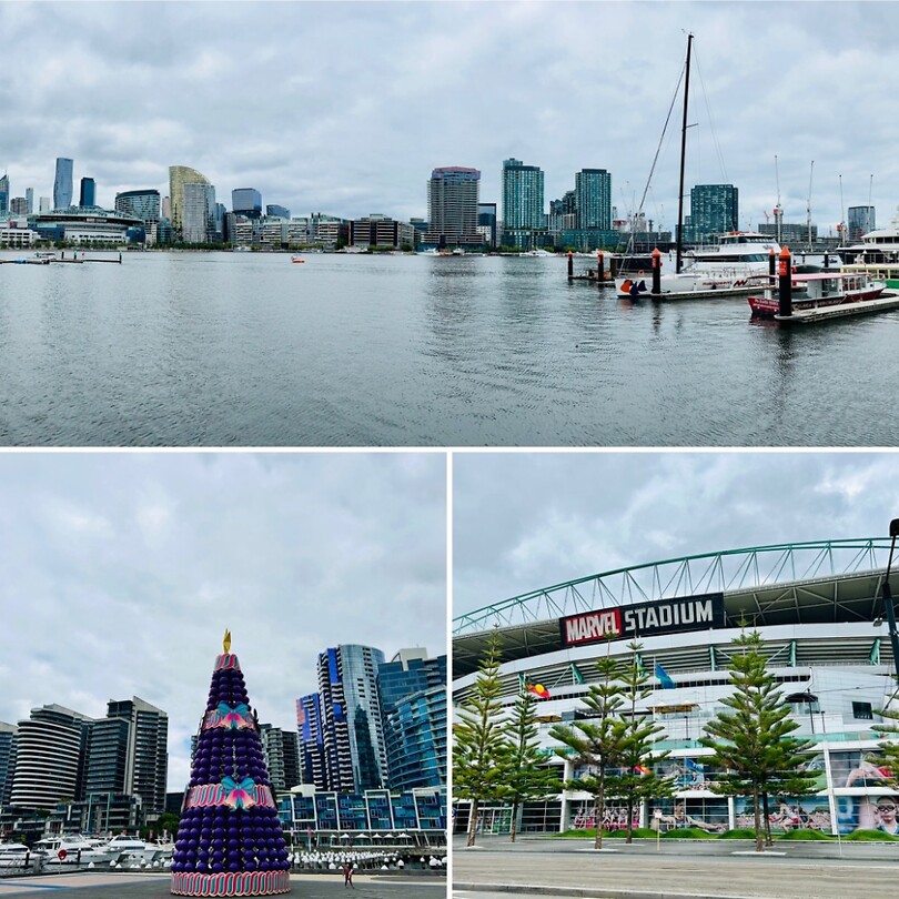 Victoria Harbour en het Marvel Stadium