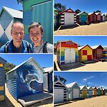 De beroemde 'Brighton Bathing Boxes'