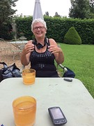 Een heerlijk koel appelsapje