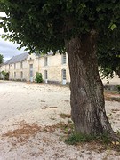 Onze slaapplaats in een oude abdij in Saint Jean