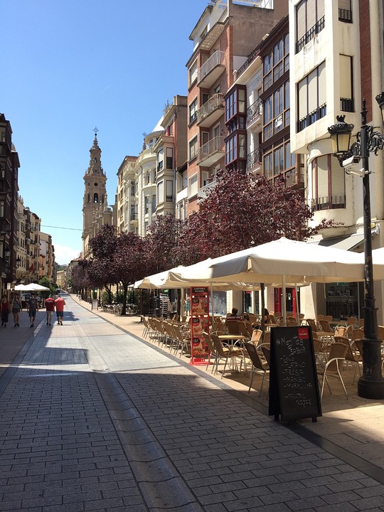 De binnenstad van Logroño