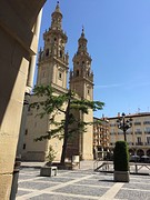De prachtige kathedraal van Logroño