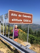 De top van de Cebreiro