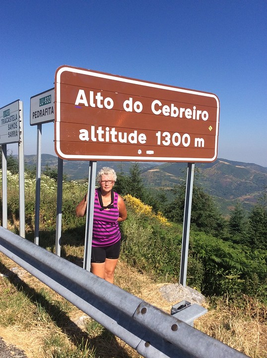 De top van de Cebreiro