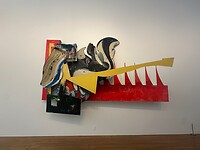 18 oktober - Naoshima - Benesse museum - 'The shark massacre' van Frank Stella