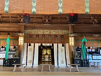 17 oktober - Kotohira - het Shintoistisch heiligdom - interieur
