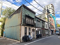 28 oktober - Tokyo - oude huisjes naast moderne woon- of kantorentorens