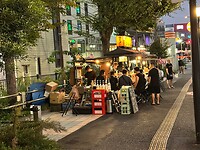 07 oktober - Fukuoka - 06 - streetfoodstalletje : Yatai ( in Nederland : 'foodtruck')