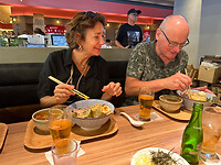 12 oktober - Hiroshima - Ramen (soep) : dat smaakt !