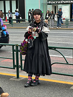 31 oktober - Tokyo - 13 - Kawaii-meisje  (kawaii = schattig)