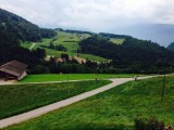 Uitzicht hotel Brunner