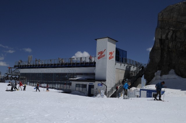 Bergstation op 3250 meter