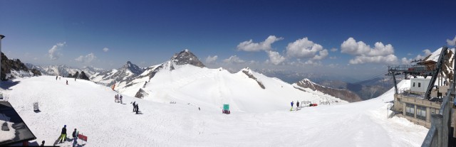 Panorama Hintertuxer gletsjer