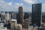 Uitzicht vanaf de Calgary Tower