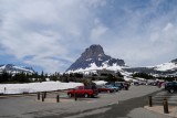 Bezoekerscentrum op de Logan Pass, Glacier NP
