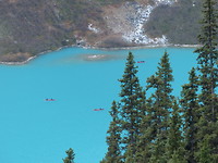 Lake Louise van boven...
