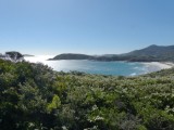 Squeaky Beach met tegenlicht