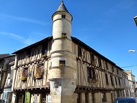 Mooie gebouwen in Sainte Foy la Grande