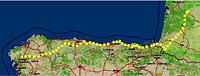 de geplande route