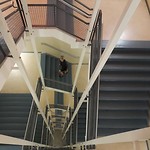 Trainen onder het werK; heel veel trappen lopen