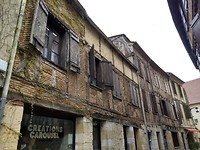 Vakwerkhuizen in Bergerac