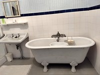 Badkamer in chateau de Mirail