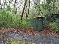 Palombieres in het bos voorbij Auros