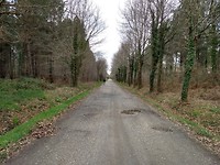 Gelukkig, hier geen fietspad in aanleg meer