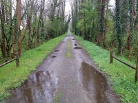 Daar is ie weer: het spoorwegpad