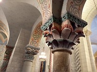 Detail van de kerk in Saint Sever
