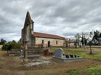 Kerkje Saint Christou met bijzondere gevel
