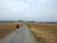 Op de hoogvlakte richting Saint Palais