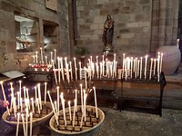In de kerk van Saint-Jean-Pied-de-Port