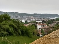 Zicht op Hendaye