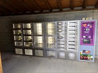 Groente automaat bij een boer