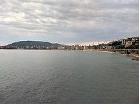 Zonsopgang boven San Sebastian