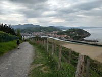 Afdaling naar Zumaia