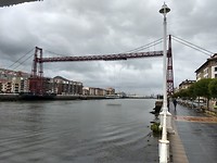 Puente Colgante, zweefpont over de Rio Bilboa