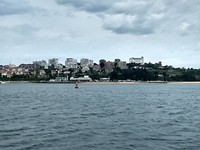 Santander vanaf het veerbootje