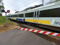 We volgen ongeveer de spoorweg vandaag