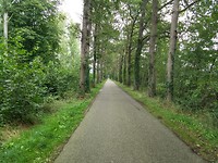 Mooie, maar erg rechte weggetjes