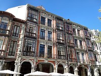 Fraaie huizen in Aviles